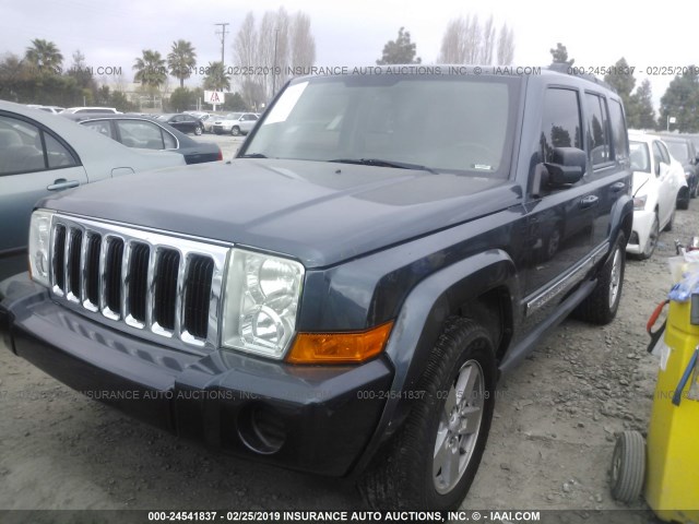 1J8HG48K97C588526 - 2007 JEEP COMMANDER BLACK photo 2