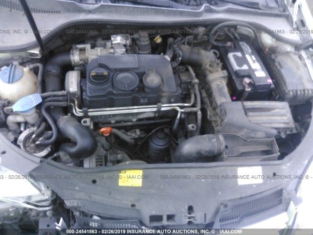 3VWCT71K66M059389 - 2006 VOLKSWAGEN JETTA TDI SILVER photo 10