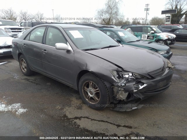 JTDBE32K540277338 - 2004 TOYOTA CAMRY LE/XLE Сұр фото 1