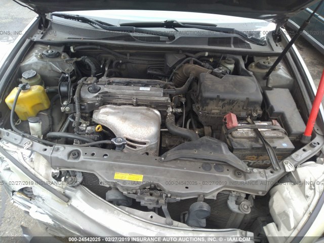 JTDBE32K540277338 - 2004 TOYOTA CAMRY LE/XLE Сұр фото 10