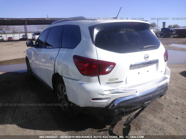 5N1DR2MN3HC907243 - 2017 NISSAN PATHFINDER S/SV/SL/PLATINUM WHITE photo 6