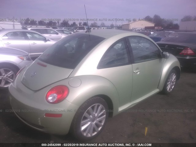 3VWRW31C08M526165 - 2008 VOLKSWAGEN NEW BEETLE S/SE GREEN photo 4