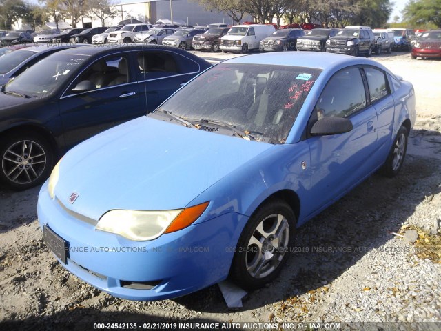 1G8AN12F35Z150937 - 2005 SATURN ION LEVEL 2 BLUE photo 2
