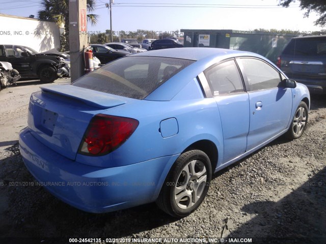 1G8AN12F35Z150937 - 2005 SATURN ION LEVEL 2 BLUE photo 4