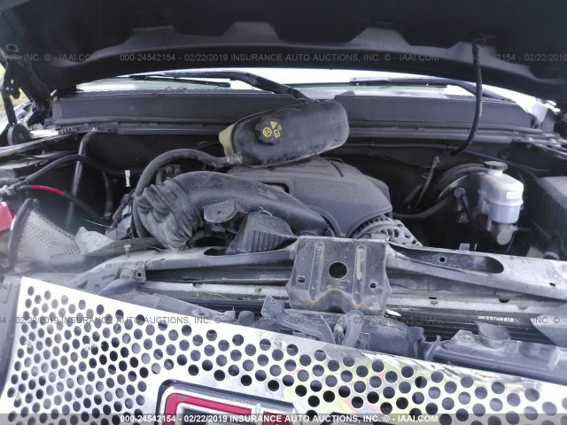 3GTP1VE05BG203109 - 2011 GMC SIERRA C1500 SLE GRAY photo 10