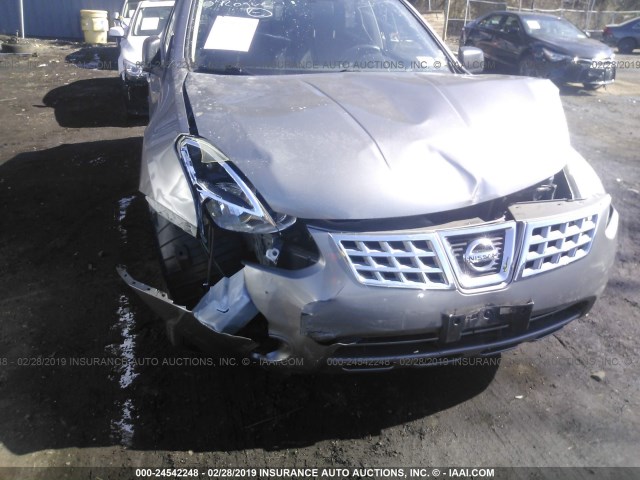 JN8AS5MV9AW132596 - 2010 NISSAN ROGUE S/SL/KROM SILVER photo 6