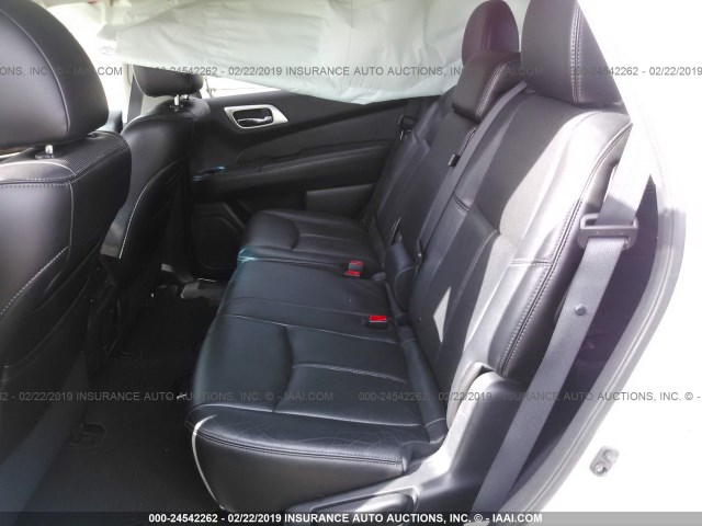 5N1AR2MN4DC665320 - 2013 NISSAN PATHFINDER S/SV/SL/PLATINUM SILVER photo 8