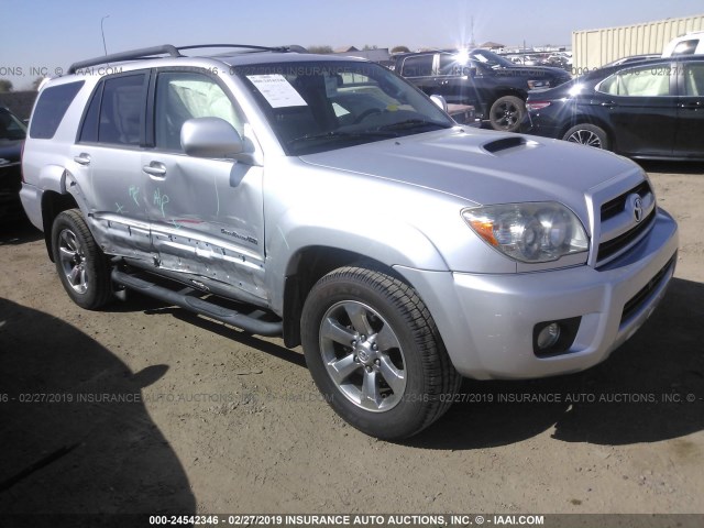 JTEBU14R28K017986 - 2008 TOYOTA 4RUNNER SR5/SPORT SILVER photo 1