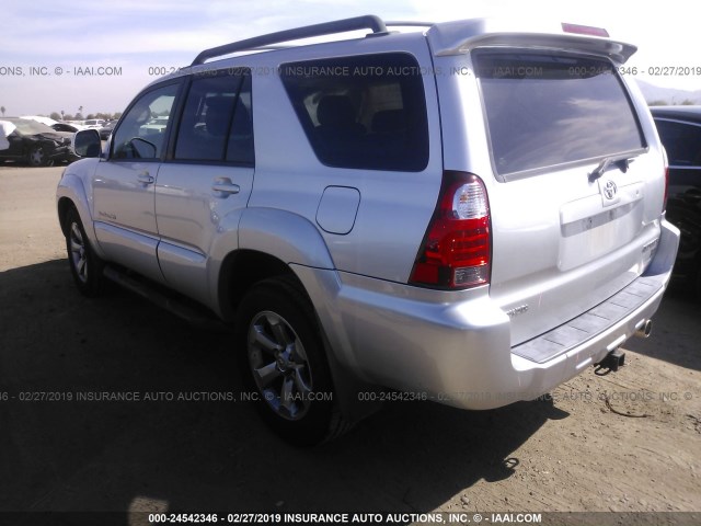 JTEBU14R28K017986 - 2008 TOYOTA 4RUNNER SR5/SPORT SILVER photo 3