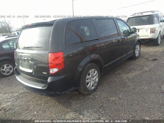 2C4RDGBG8JR179443 - 2018 DODGE GRAND CARAVAN SE BLACK photo 4