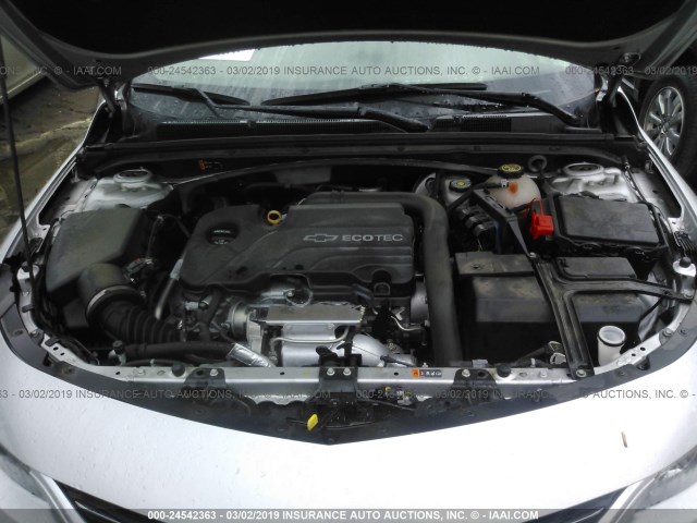 1G1ZC5ST3GF275946 - 2016 CHEVROLET MALIBU LS SILVER photo 10