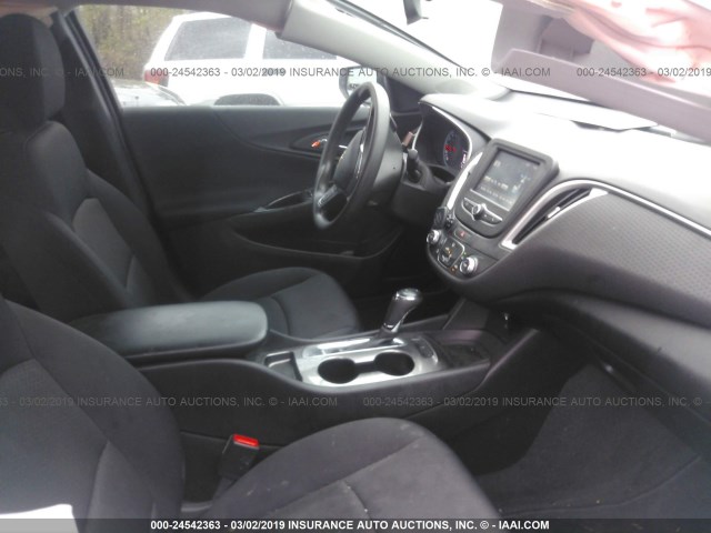 1G1ZC5ST3GF275946 - 2016 CHEVROLET MALIBU LS SILVER photo 5