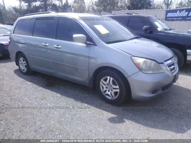 5FNRL38646B013689 - 2006 HONDA ODYSSEY EXL Light Blue photo 1