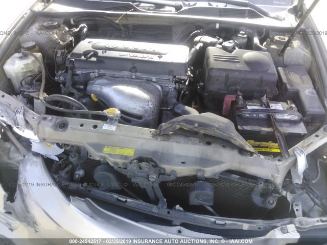 4T1BE32K05U051164 - 2005 TOYOTA CAMRY LE/XLE/SE GOLD photo 10