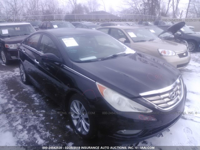 5NPEC4AC8CH422165 - 2012 HYUNDAI SONATA SE/LIMITED BLACK photo 1