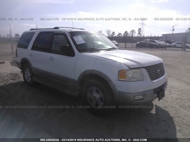 1FMRU17W74LA47697 - 2004 FORD EXPEDITION EDDIE BAUER WHITE photo 1