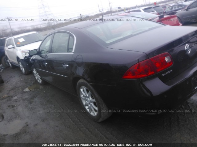 1G4HD57248U125515 - 2008 BUICK LUCERNE CXL PURPLE photo 3