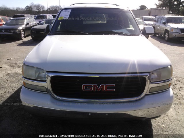 1GKEC13V32J173149 - 2002 GMC YUKON WHITE photo 6