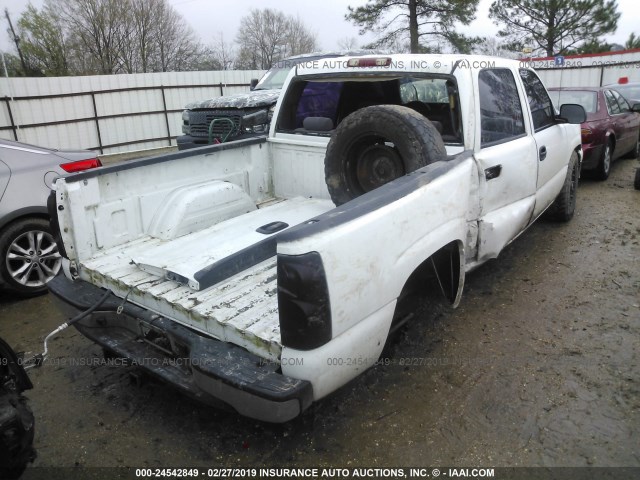 2GCEC13V961297681 - 2006 CHEVROLET SILVERADO C1500 WHITE photo 4