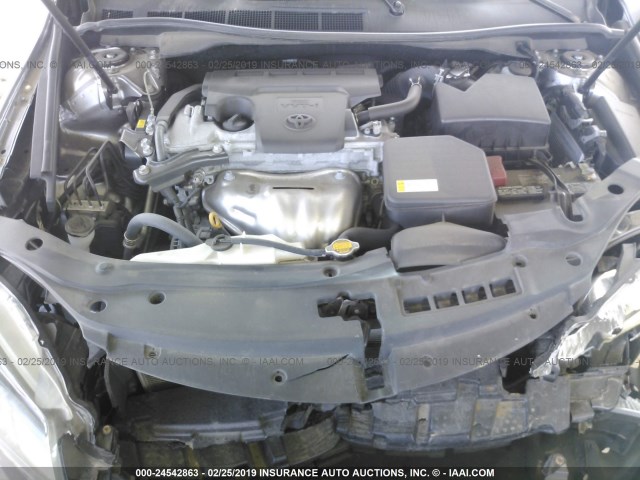 4T1BF1FKXFU094729 - 2015 TOYOTA CAMRY LE/XLE/SE/XSE 灰色 照片 10