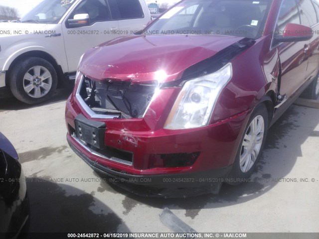3GYFNGE39DS598539 - 2013 CADILLAC SRX LUXURY COLLECTION RED photo 6