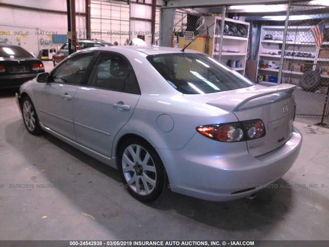 1YVHP80D065M60717 - 2006 MAZDA 6 S SILVER photo 3