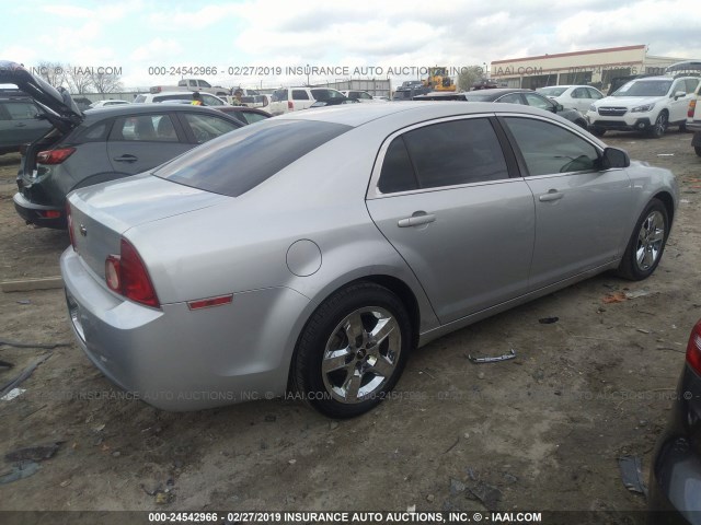 1G1ZG57B69F112098 - 2009 CHEVROLET MALIBU LS SILVER photo 4