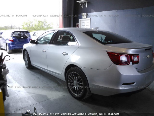 1G11F5SL1FF157364 - 2015 CHEVROLET MALIBU LTZ SILVER photo 3