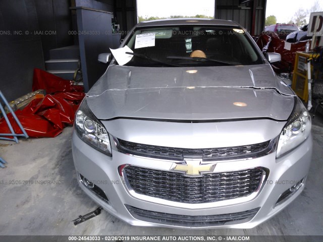 1G11F5SL1FF157364 - 2015 CHEVROLET MALIBU LTZ SILVER photo 6