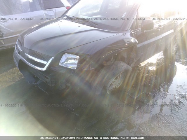 4A4MN31S28E017412 - 2008 MITSUBISHI ENDEAVOR SE BLACK photo 6