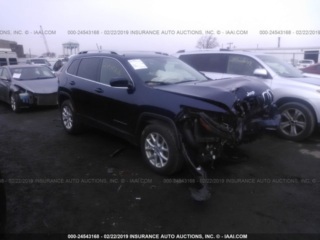 1C4PJMCS4EW121084 - 2014 JEEP CHEROKEE LATITUDE BLUE photo 1