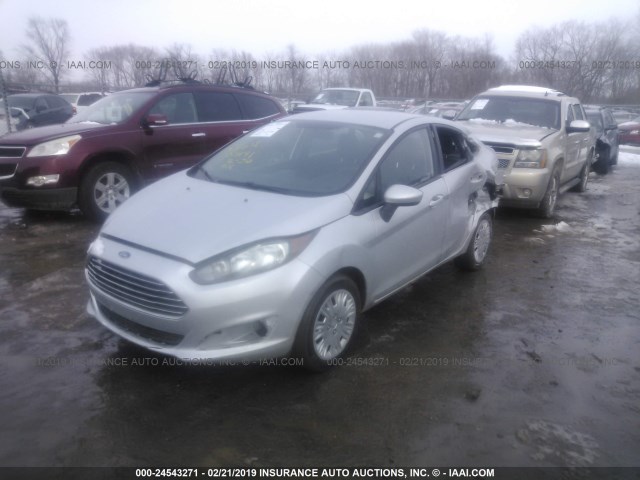 3FADP4AJ5EM139191 - 2014 FORD FIESTA S SILVER photo 2