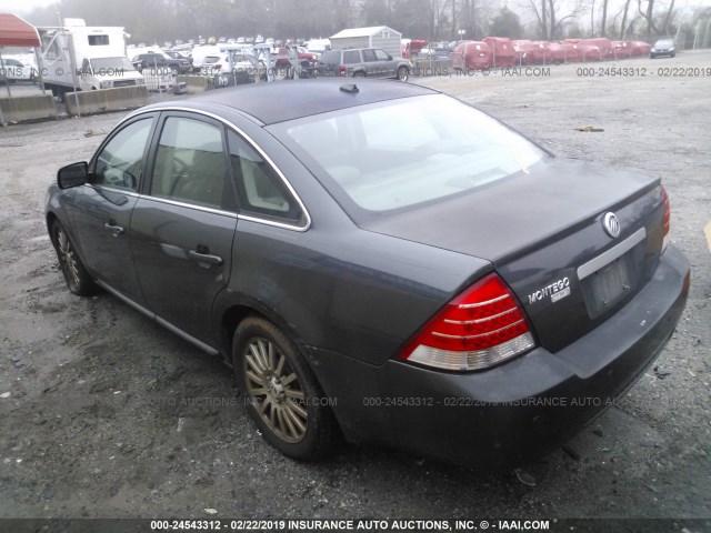 1MEHM42157G601196 - 2007 MERCURY MONTEGO PREMIER GRAY photo 3