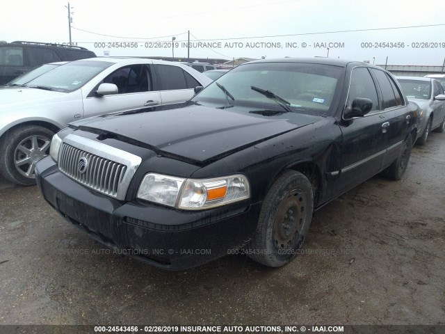 2MEFM74VX8X604082 - 2008 MERCURY GRAND MARQUIS GS BLACK photo 2