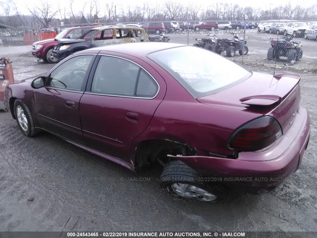 1G2NE52E35M218709 - 2005 PONTIAC GRAND AM SE RED photo 3