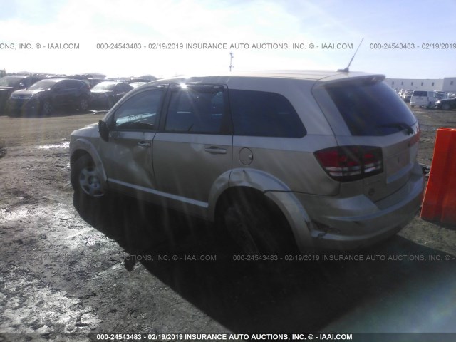 3D4PG4FB7AT224500 - 2010 DODGE JOURNEY GOLD photo 3