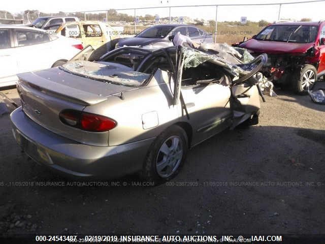 1G1JF524827335171 - 2002 CHEVROLET CAVALIER LS BEIGE photo 4