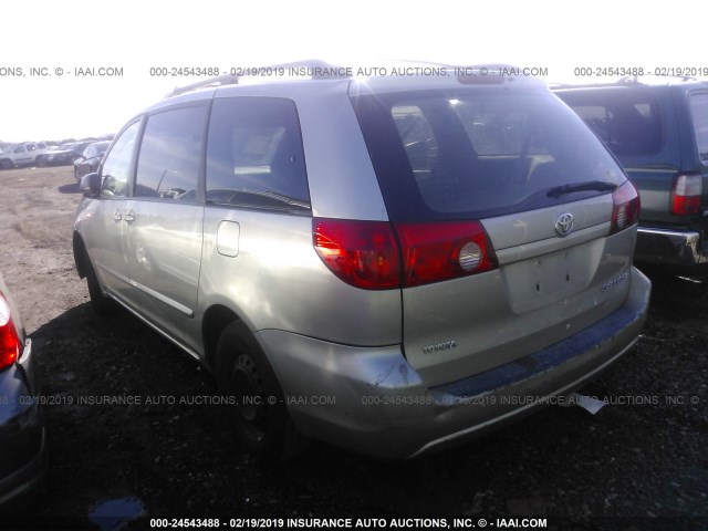 5TDZA23C06S463199 - 2006 TOYOTA SIENNA CE/LE BEIGE photo 3