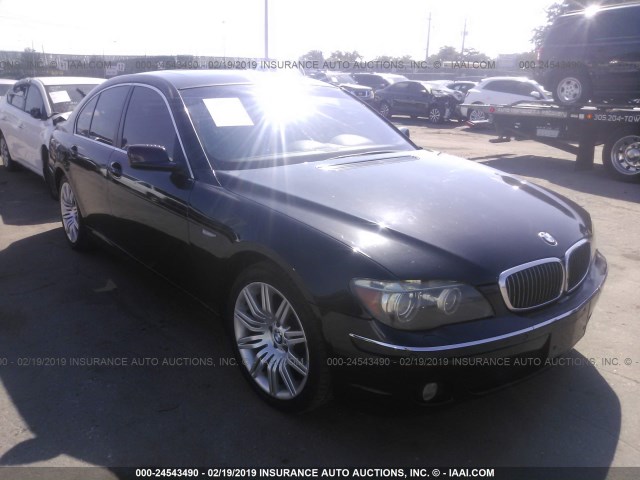 WBAHL83577DT09481 - 2007 BMW 750 I BLACK photo 1