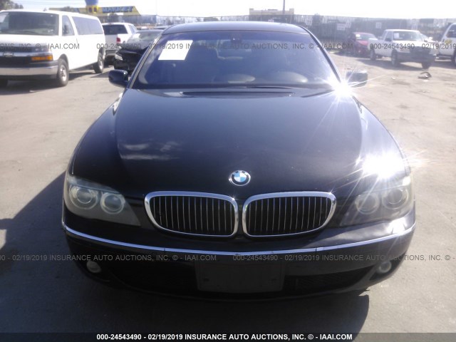 WBAHL83577DT09481 - 2007 BMW 750 I BLACK photo 6