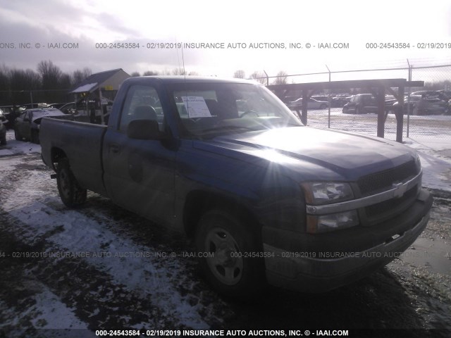 1GCEC14V13Z344249 - 2003 CHEVROLET SILVERADO C1500 BLUE photo 1