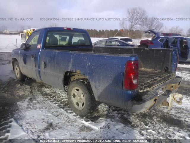 1GCEC14V13Z344249 - 2003 CHEVROLET SILVERADO C1500 BLUE photo 3