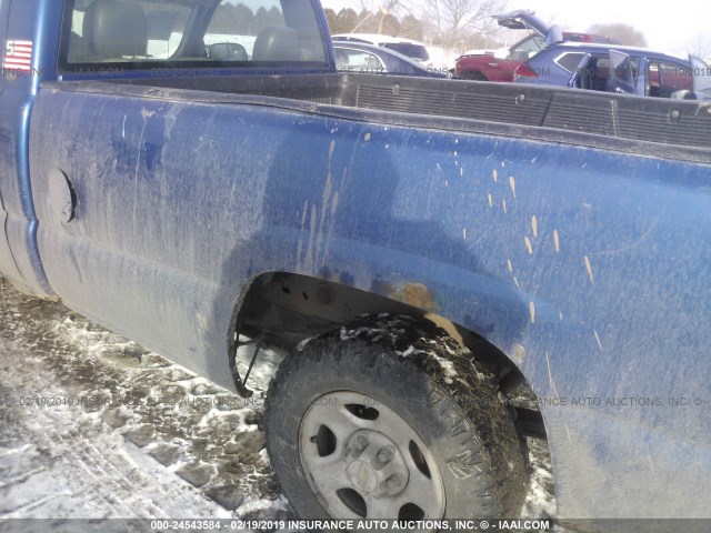 1GCEC14V13Z344249 - 2003 CHEVROLET SILVERADO C1500 BLUE photo 6