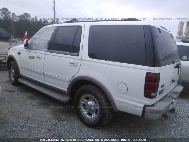 1FMRU17W91LA67154 - 2001 FORD EXPEDITION EDDIE BAUER WHITE photo 3