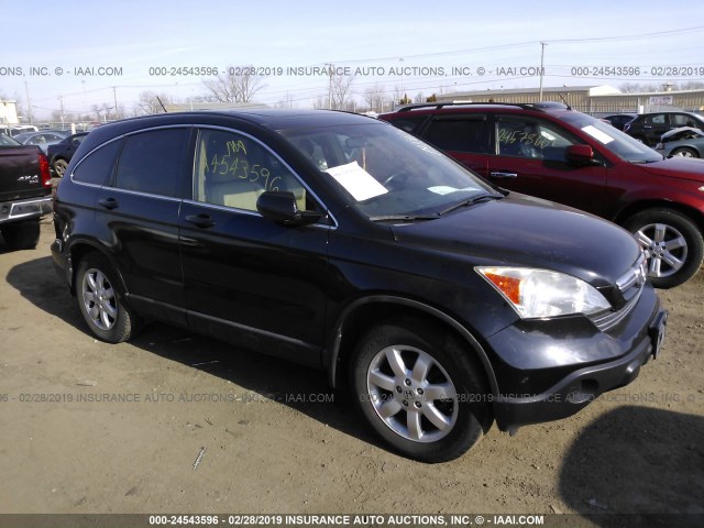 5J6RE48798L035240 - 2008 HONDA CR-V EXL BLACK photo 1