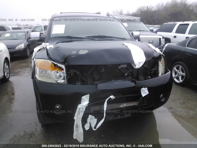 5N1BA0ND6AN605531 - 2010 NISSAN ARMADA SE/TITANIUM/PLATINUM BLACK photo 6