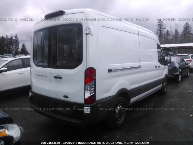 1FTYE2CM7JKA84421 - 2018 FORD TRANSIT T-150 WHITE photo 4