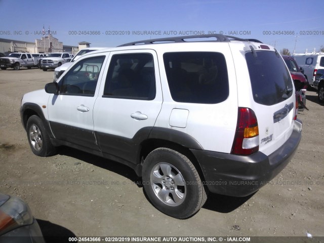 4F2CU09102KM17168 - 2002 MAZDA TRIBUTE LX/ES 白色 照片 3