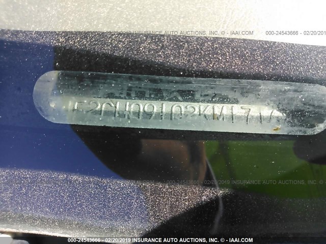 4F2CU09102KM17168 - 2002 MAZDA TRIBUTE LX/ES 白色 照片 9