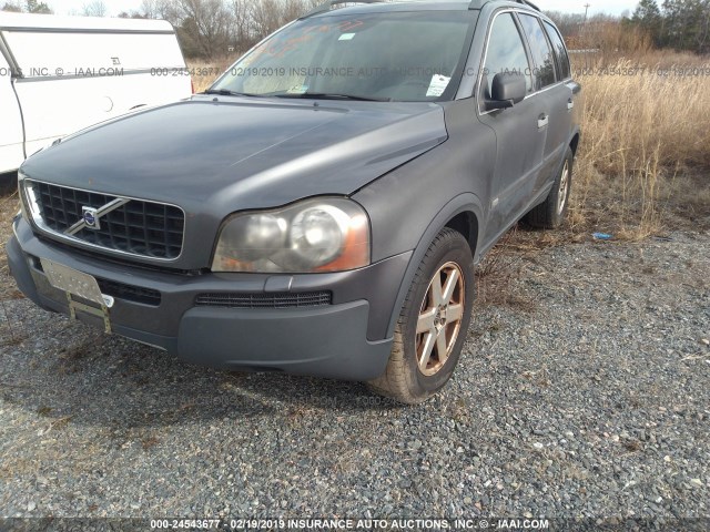 YV4CZ592961273197 - 2006 VOLVO XC90 GRAY photo 2